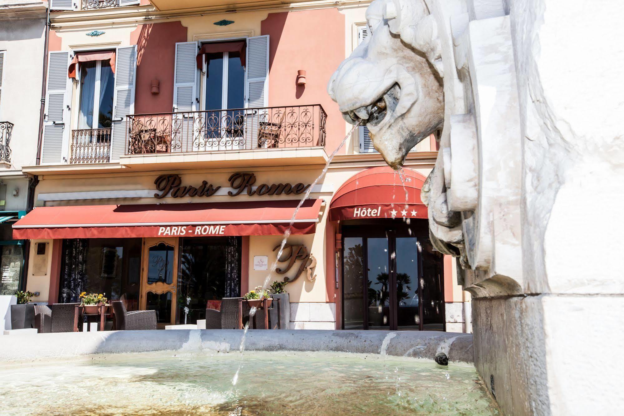 Paris Rome Hotel Menton Eksteriør billede